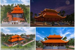Công trình chùa Quang Minh - Vĩnh Phúc