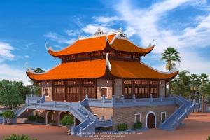 Công trình: Chùa Bạch Sam - Mỹ Hào - Hưng Yên Công trình: Chùa Bạch Sam - Mỹ Hào - Hưng Yên